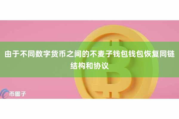 由于不同数字货币之间的不麦子钱包钱包恢复同链结构和协议