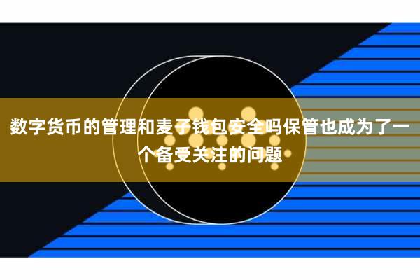 数字货币的管理和麦子钱包安全吗保管也成为了一个备受关注的问题