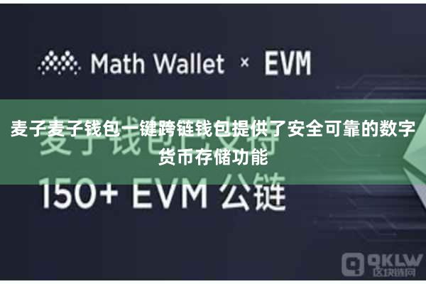 麦子麦子钱包一键跨链钱包提供了安全可靠的数字货币存储功能