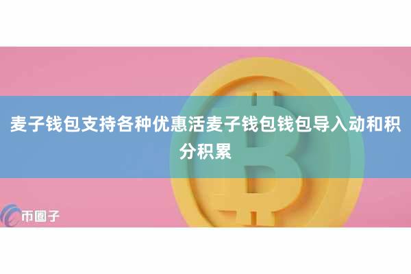 麦子钱包支持各种优惠活麦子钱包钱包导入动和积分积累