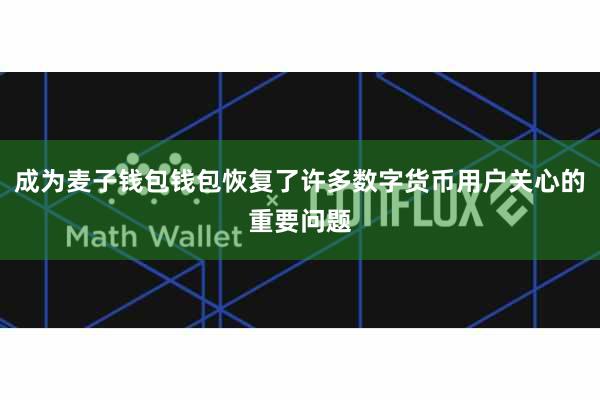 成为麦子钱包钱包恢复了许多数字货币用户关心的重要问题