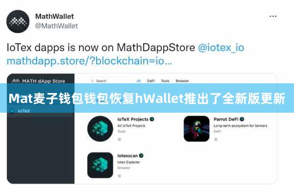 Mat麦子钱包钱包恢复hWallet推出了全新版更新
